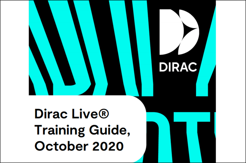 Rotel Dirac Live Training Guide